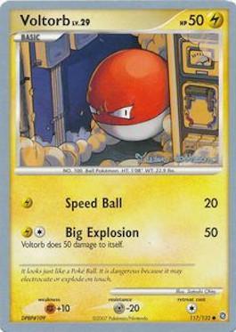 Voltorb LV.29 (117/132) (Intimidation - Tristan Robinson) [World Championships 2008] | Rock City Comics