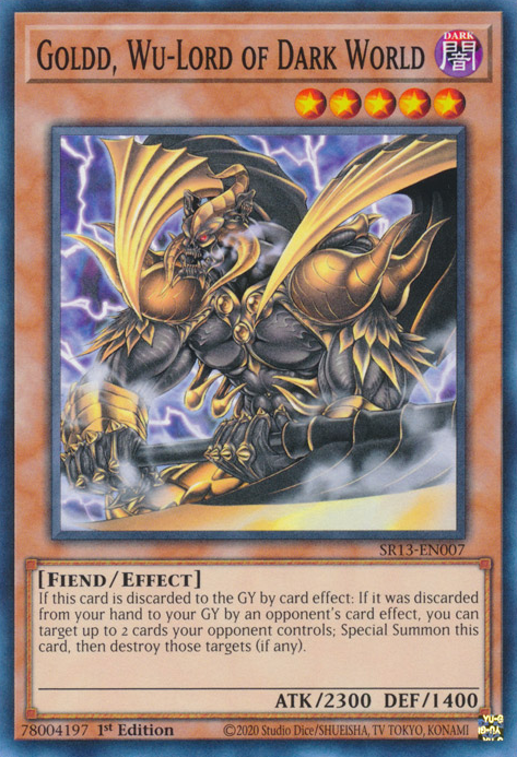 Goldd, Wu-Lord of Dark World [SR13-EN007] Common | Rock City Comics