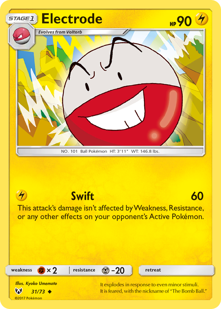 Electrode (31/73) [Sun & Moon: Shining Legends] | Rock City Comics