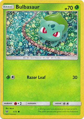 Bulbasaur (1/73) (General Mills Promo) [Sun & Moon: Shining Legends] | Rock City Comics