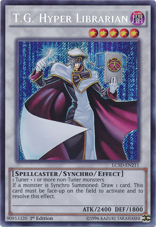 T.G. Hyper Librarian [LC5D-EN211] Secret Rare | Rock City Comics