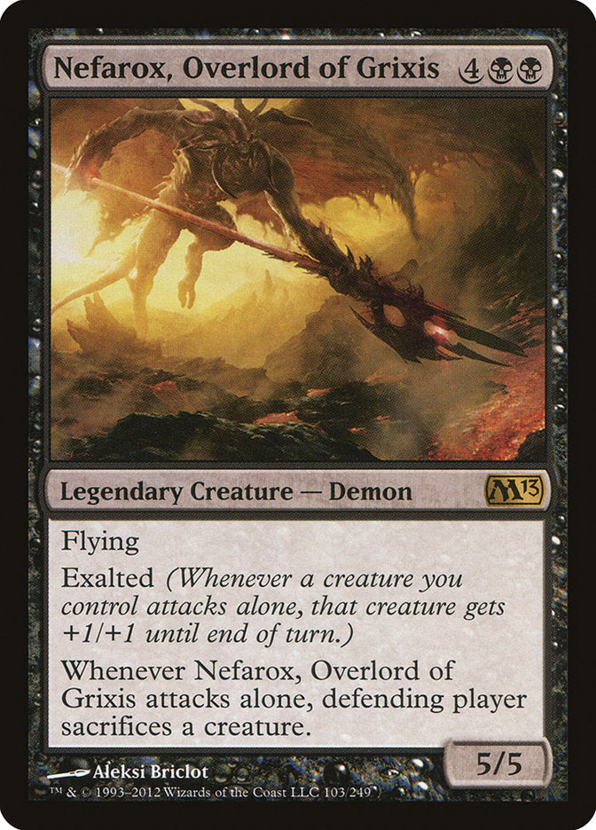 Nefarox, Overlord of Grixis [Magic 2013] | Rock City Comics
