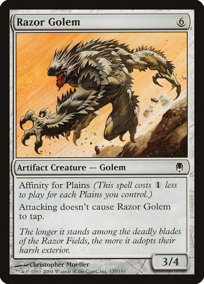 Razor Golem [Darksteel] | Rock City Comics