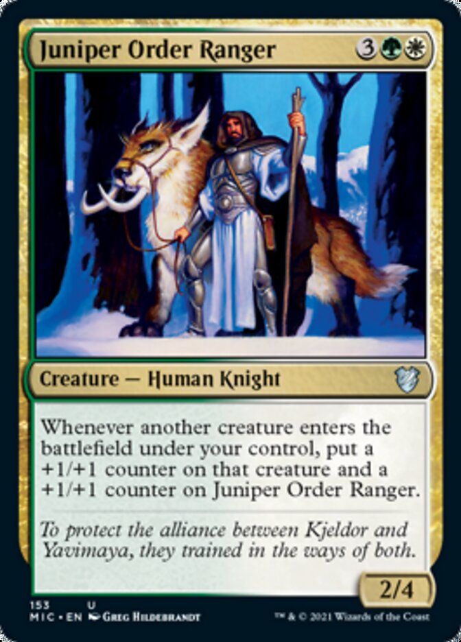 Juniper Order Ranger [Innistrad: Midnight Hunt Commander] | Rock City Comics