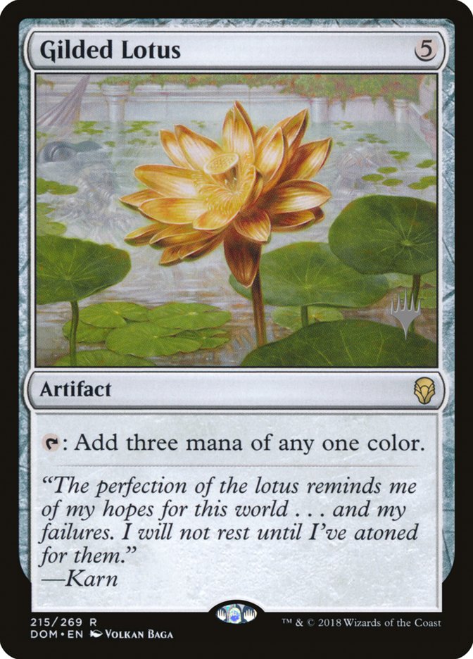 Gilded Lotus (Promo Pack) [Dominaria Promos] | Rock City Comics