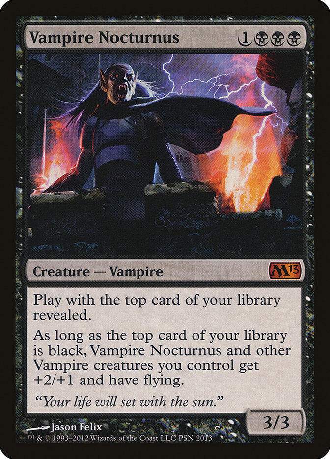 Vampire Nocturnus (Duels of the Planeswalkers Promos) [Duels of the Planeswalkers Promos 2012] | Rock City Comics