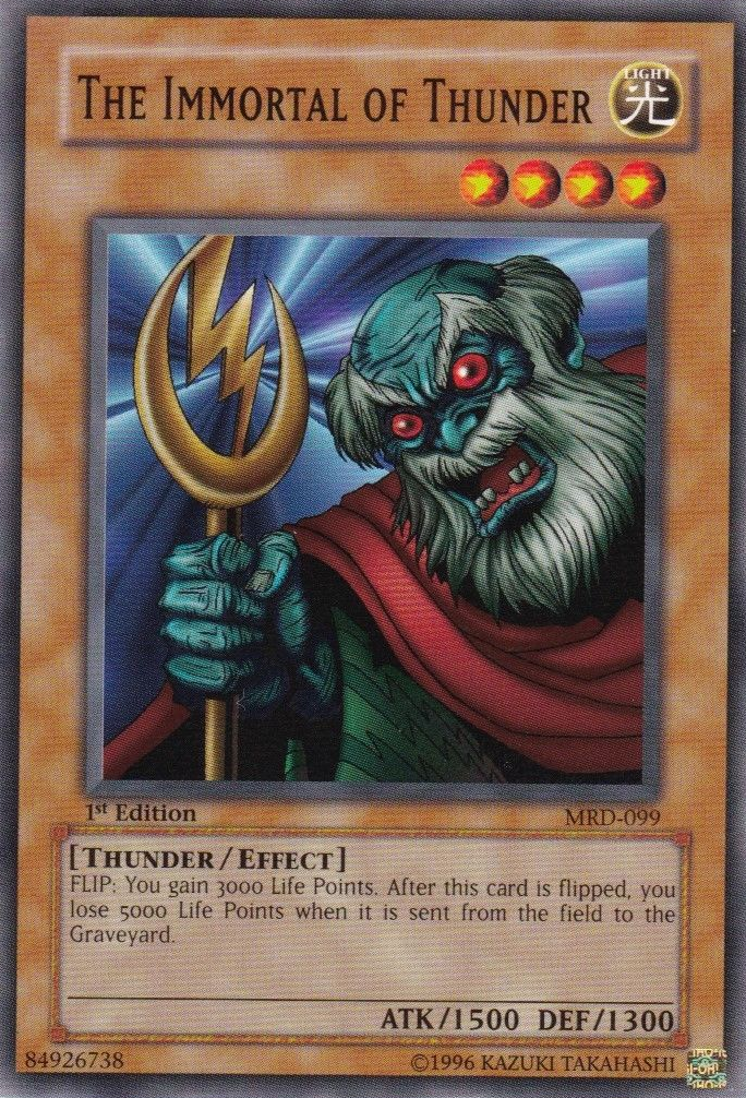 The Immortal of Thunder [MRD-099] Common | Rock City Comics