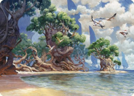 Yavimaya Coast Art Card [Dominaria United Art Series] | Rock City Comics