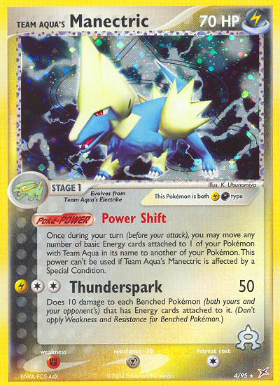 Team Aqua's Manectric (4/95) [EX: Team Magma vs Team Aqua] | Rock City Comics