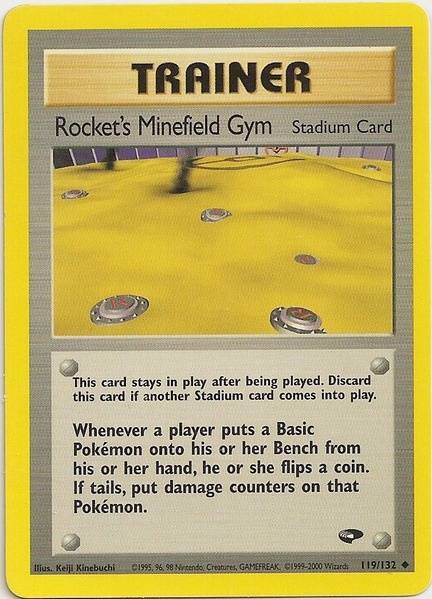 Rocket's Minefield Gym (119/132) [Gym Challenge Unlimited] | Rock City Comics