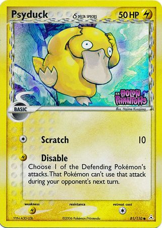 Psyduck (81/110) (Delta Species) (Stamped) [EX: Holon Phantoms] | Rock City Comics