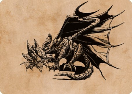 Ancient Copper Dragon Art Card (52) [Commander Legends: Battle for Baldur's Gate Art Series] | Rock City Comics