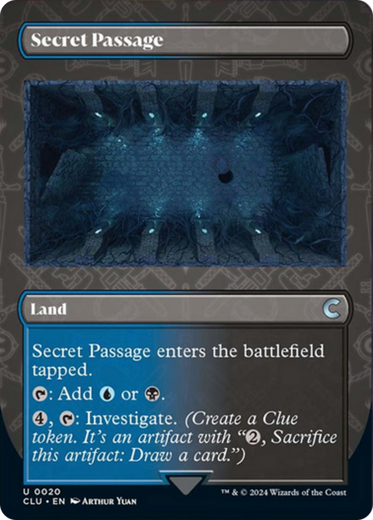 Secret Passage (Borderless) [Ravnica: Clue Edition] | Rock City Comics