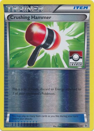 Crushing Hammer (34/39) (League Promo) [XY: Kalos Starter Set] | Rock City Comics