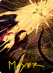 Defiant Strike Art Card (Gold-Stamped Signature) [Strixhaven: School of Mages Art Series] | Rock City Comics