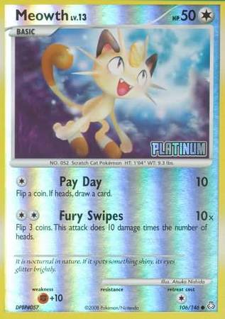 Meowth (106/146) [Burger King Promos: 2009 Collection] | Rock City Comics