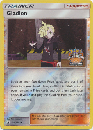 Gladion (95/111) (Regional Championship Promo) [Sun & Moon: Crimson Invasion] | Rock City Comics