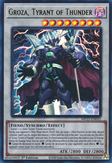 Groza, Tyrant of Thunder [MP23-EN055] Ultra Rare | Rock City Comics