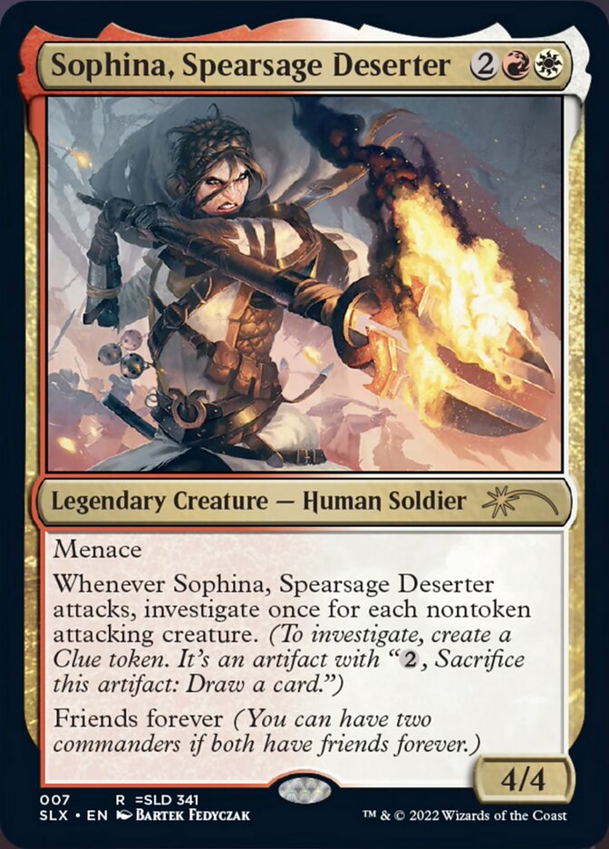 Sophina, Spearsage Deserter [Secret Lair: Universes Within] | Rock City Comics