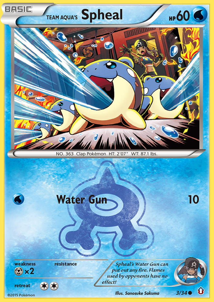 Team Aqua's Spheal (3/34) [XY: Double Crisis] | Rock City Comics