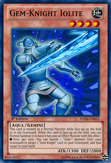 Gem-Knight Iolite [HA06-EN032] Super Rare | Rock City Comics