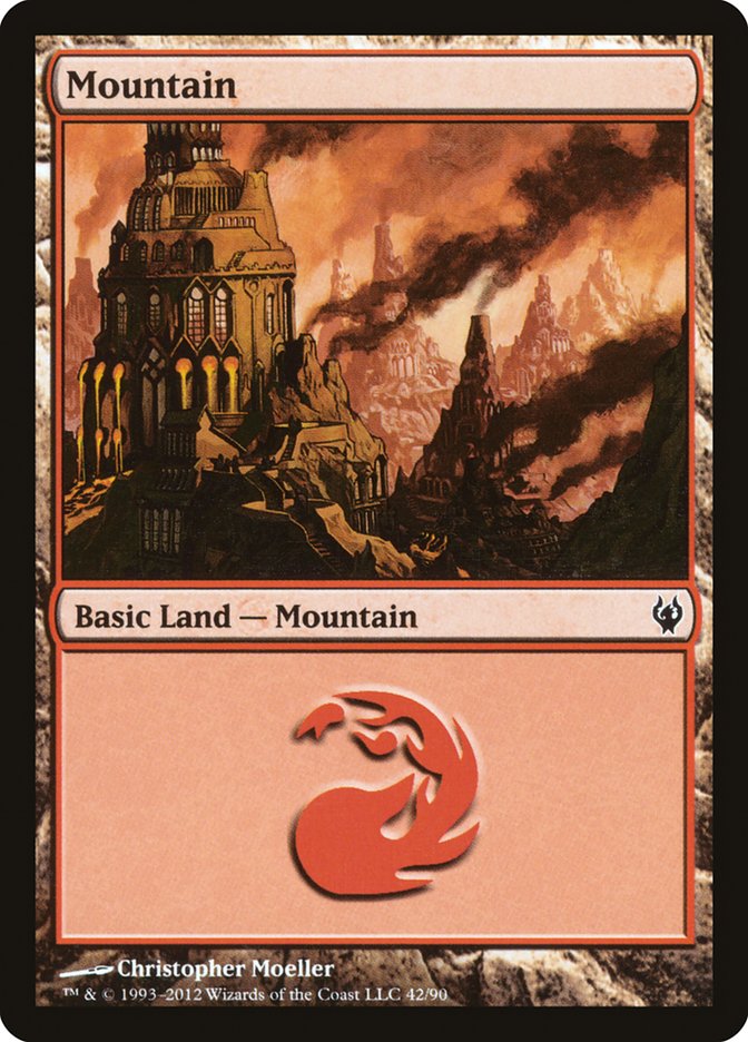 Mountain (42) [Duel Decks: Izzet vs. Golgari] | Rock City Comics