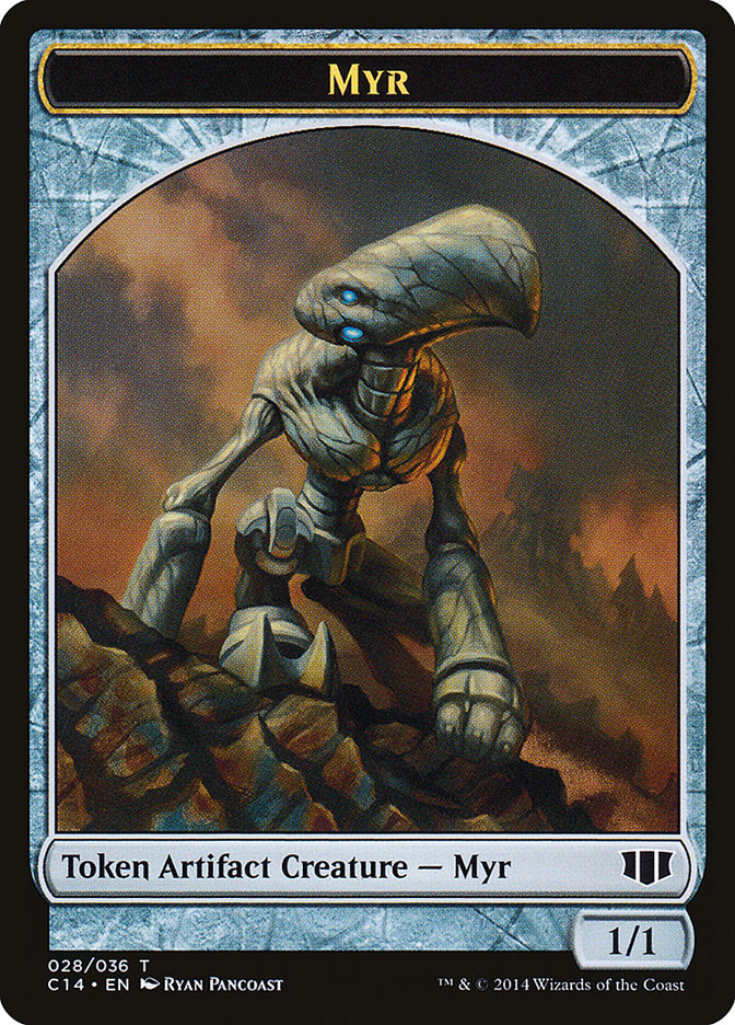 Myr // Pentavite Double-sided Token [Commander 2014 Tokens] | Rock City Comics