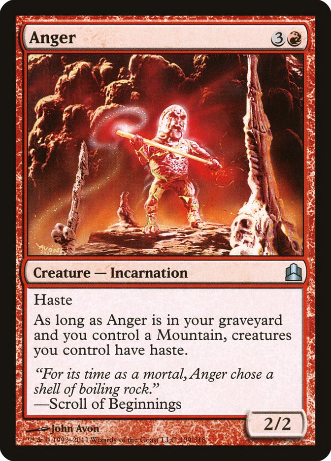 Anger [Commander 2011] | Rock City Comics