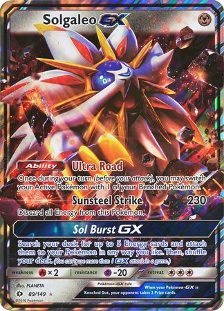 Solgaleo GX (89/149) (Jumbo Card) [Sun & Moon: Base Set] | Rock City Comics