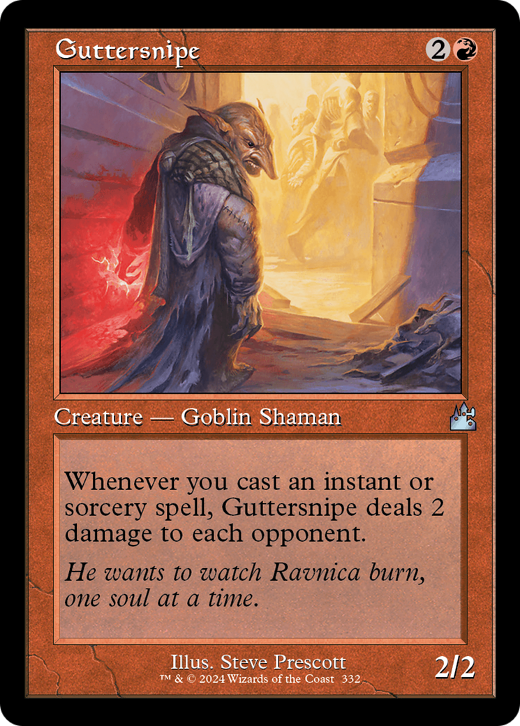 Guttersnipe (Retro Frame) [Ravnica Remastered] | Rock City Comics