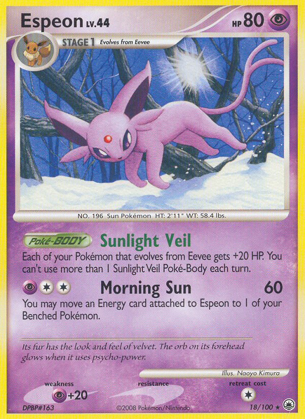 Espeon (18/100) [Diamond & Pearl: Majestic Dawn] | Rock City Comics