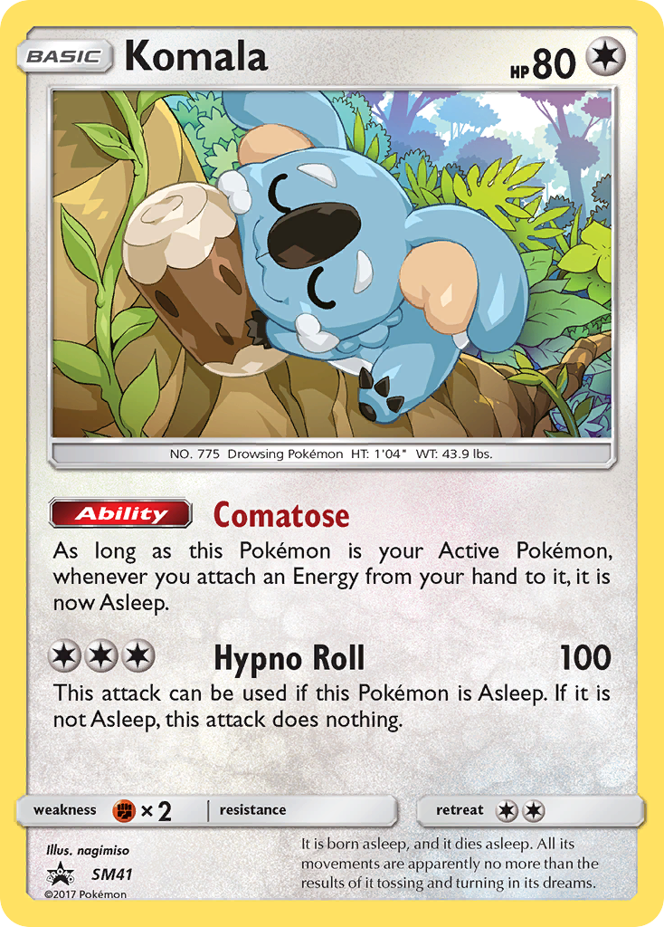 Komala (SM41) [Sun & Moon: Black Star Promos] | Rock City Comics