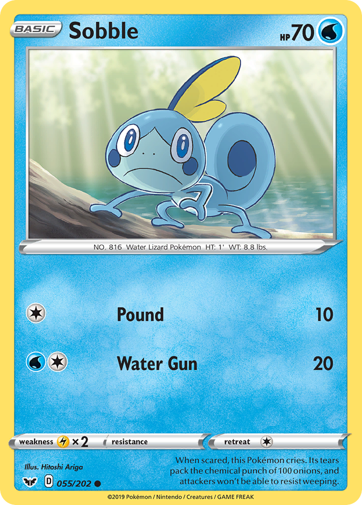 Sobble (055/202) [Sword & Shield: Base Set] | Rock City Comics