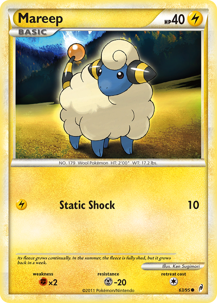 Mareep (63/95) [HeartGold & SoulSilver: Call of Legends] | Rock City Comics