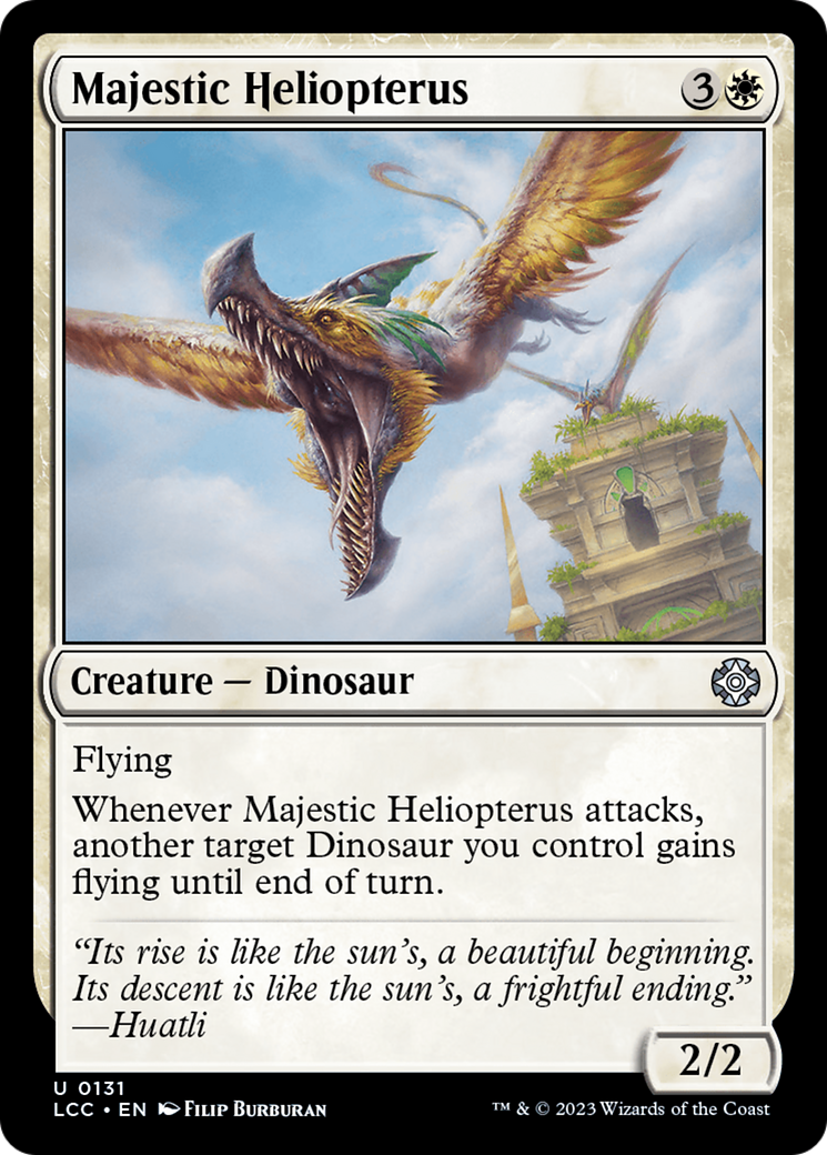 Majestic Heliopterus [The Lost Caverns of Ixalan Commander] | Rock City Comics