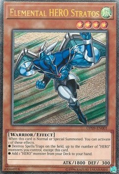 Elemental HERO Stratos [OP09-EN001] Ultimate Rare | Rock City Comics