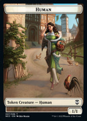 Eldrazi Spawn // Human Double-sided Token [Streets of New Capenna Commander Tokens] | Rock City Comics