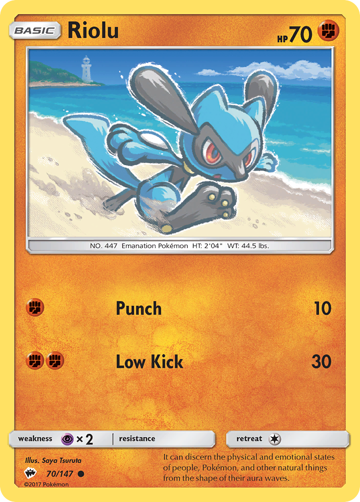 Riolu (70/147) [Sun & Moon: Burning Shadows] | Rock City Comics