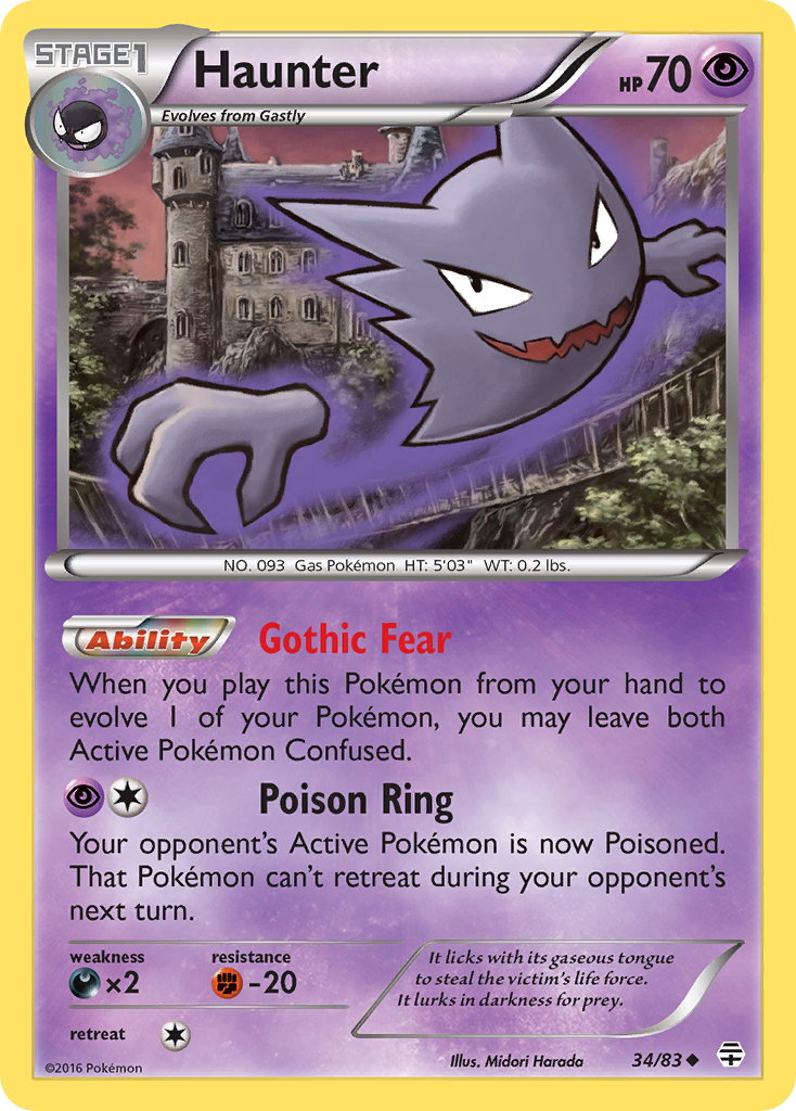 Haunter (34/83) [XY: Generations] | Rock City Comics