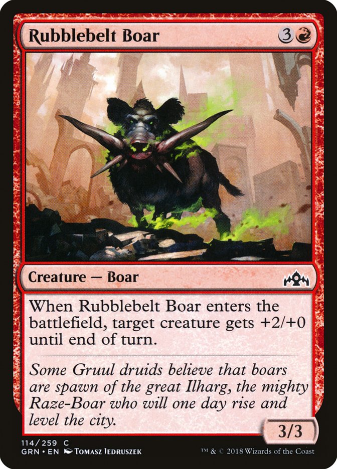 Rubblebelt Boar [Guilds of Ravnica] | Rock City Comics