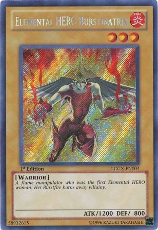 Elemental HERO Burstinatrix [LCGX-EN004] Secret Rare | Rock City Comics