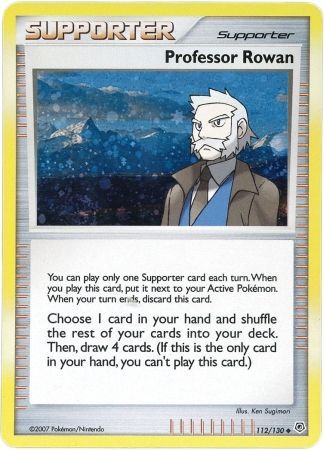 Professor Rowan (112/130) (Cosmos Holo) [Diamond & Pearl: Base Set] | Rock City Comics