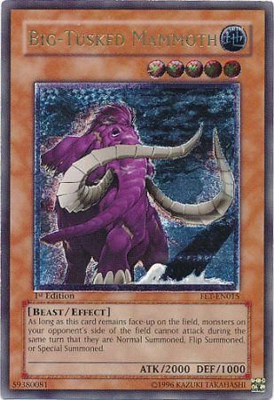 Big-Tusked Mammoth [FET-EN015] Ultimate Rare | Rock City Comics