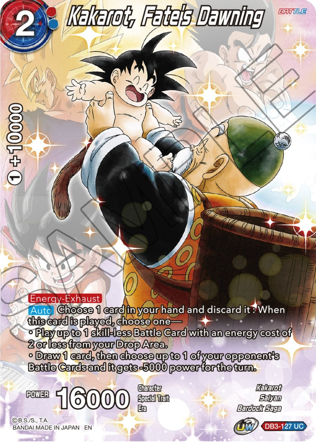 Kakarot, Fate's Dawning (DB3-127) [Theme Selection: History of Son Goku] | Rock City Comics