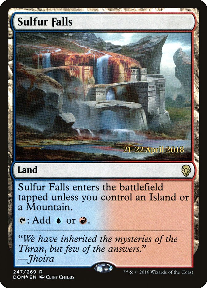 Sulfur Falls  [Dominaria Prerelease Promos] | Rock City Comics