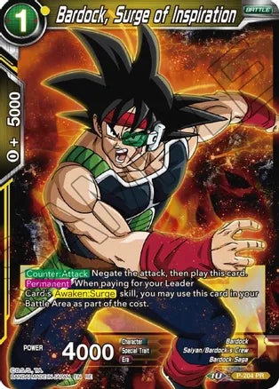 Bardock, Surge of Inspiration [P-204] | Rock City Comics