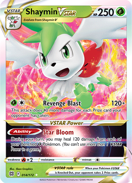 Shaymin VSTAR (014/172) [Sword & Shield: Brilliant Stars] | Rock City Comics