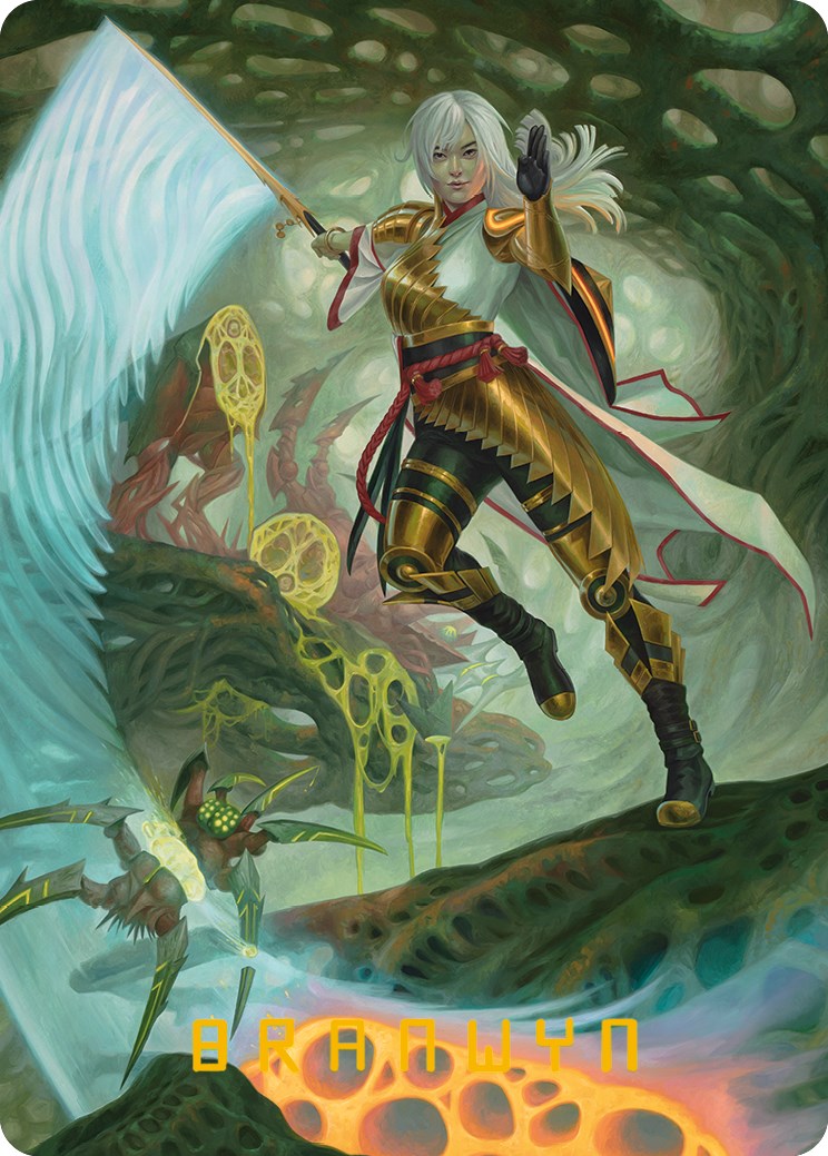 The Eternal Wanderer Art Card (Gold-Stamped Signature) [Phyrexia: All Will Be One Art Series] | Rock City Comics
