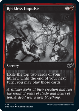 Reckless Impulse [Innistrad: Double Feature] | Rock City Comics