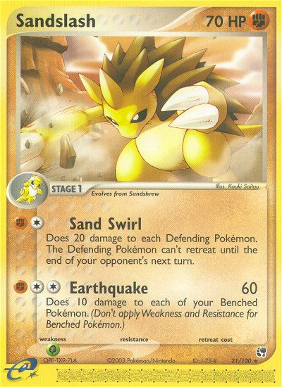 Sandslash (21/100) [EX: Sandstorm] | Rock City Comics